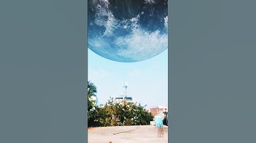 😱Moon Near To Earth 🪐(Not Real). #ytshorts #shorts #4kstatus #entertainment #meteor #earth #png