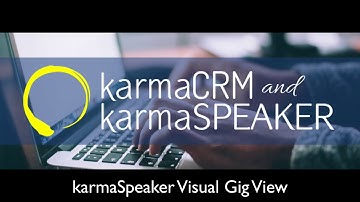 Overview of the Gigs Visual Pipeline in karmaSpeaker