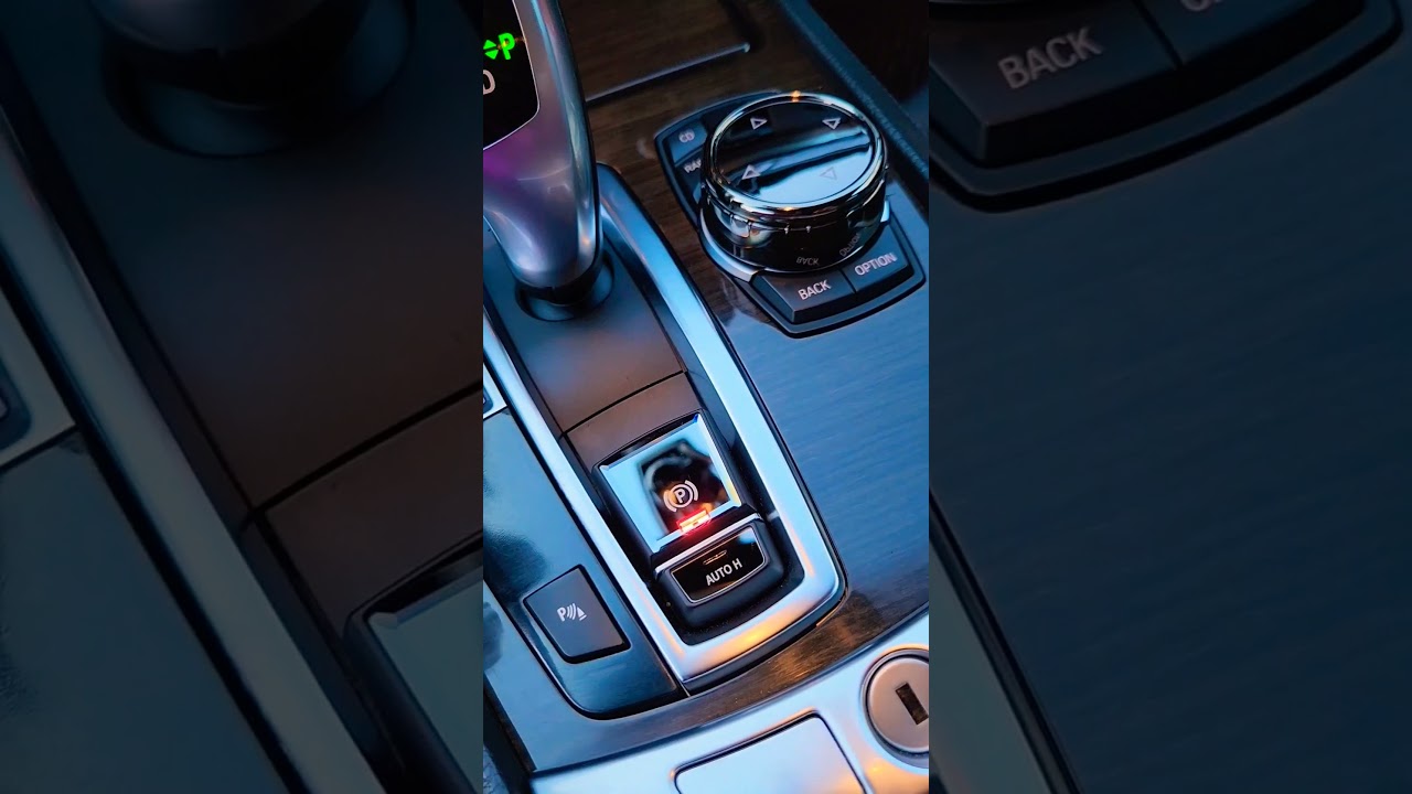 хрустальные кнопки P и AUTOHOLD Bmw 7 f02 