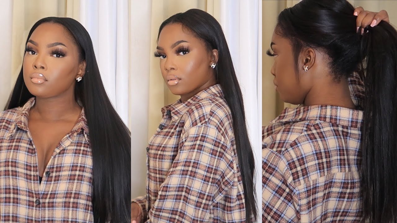 FAIRE UN TISSAGE SEULE A LA MAISON ! Save your money 💸 | KINKY STRAIGHT HAIR | CURLSQUEEN