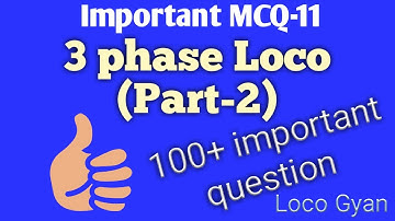3 Phase Loco objective questions