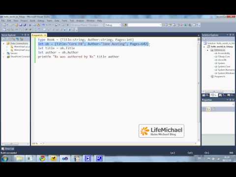 Simple Record in F#