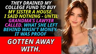 My Parents Used My College Fund to Buy My Sister a House—Then Grandma’s Lawyer Revealed the Truth