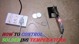DIY How to make soldering temperature controller