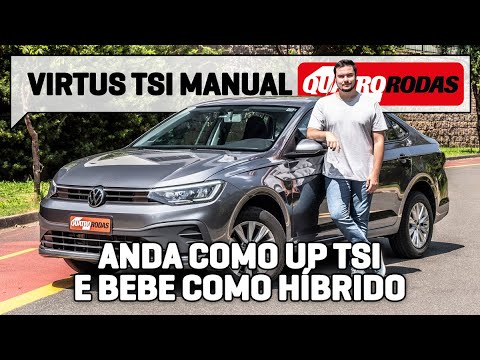 Volkswagen Virtus TSI com câmbio manual é DIVERTIDO e faz QUASE 20 km/l