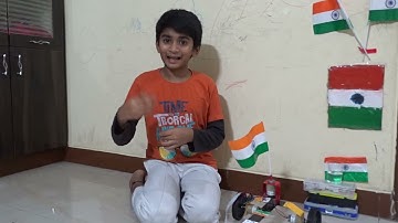 Indian independent day  Flag hosting with robotic technology