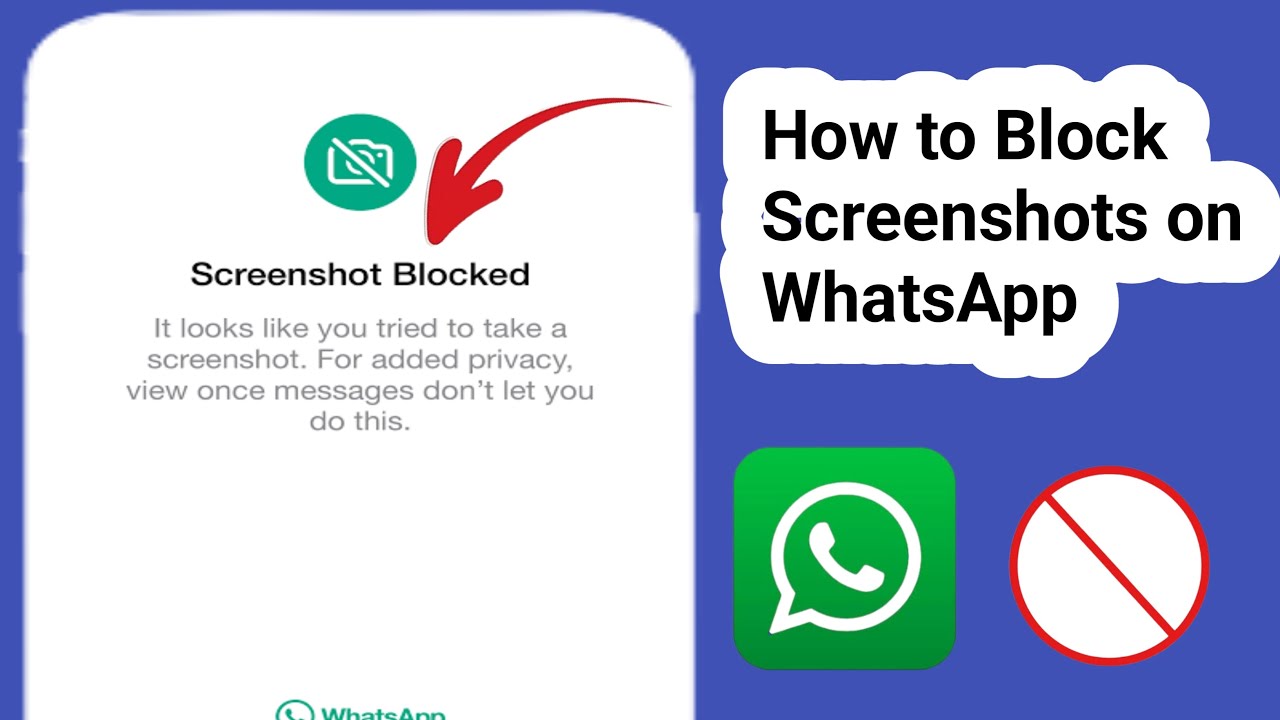 How to Block Screenshots on WhatsApp? - YouTube