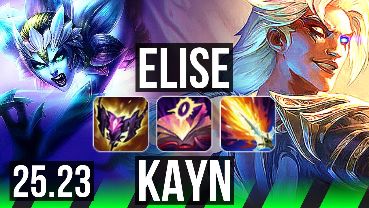 ELISE vs KAYN (JGL) | 24/2/5, 8 solo kills, Legendary, 37k DMG | EUW Master | 25.23