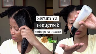 Fenugreek Serum kwa Nywele Ndefu na Ngozi Yenye Afya