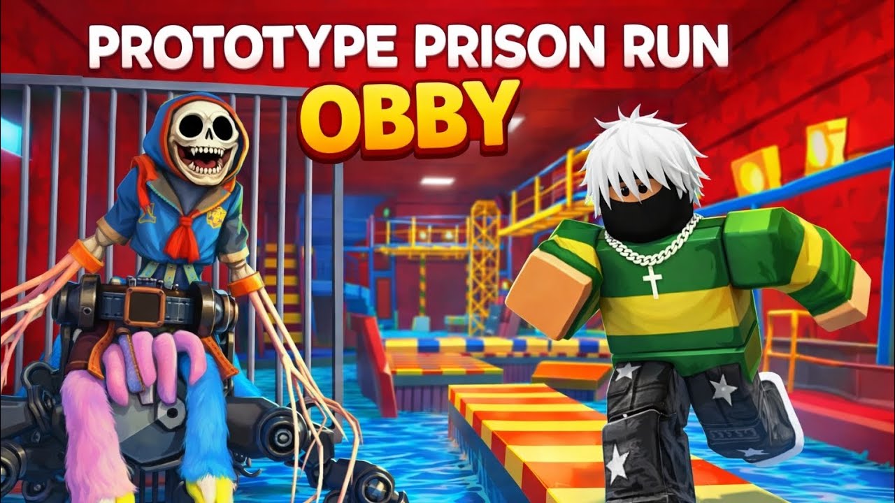 PLAYING PROTOTYPE PRISON RUN OBBY!!! - YouTube