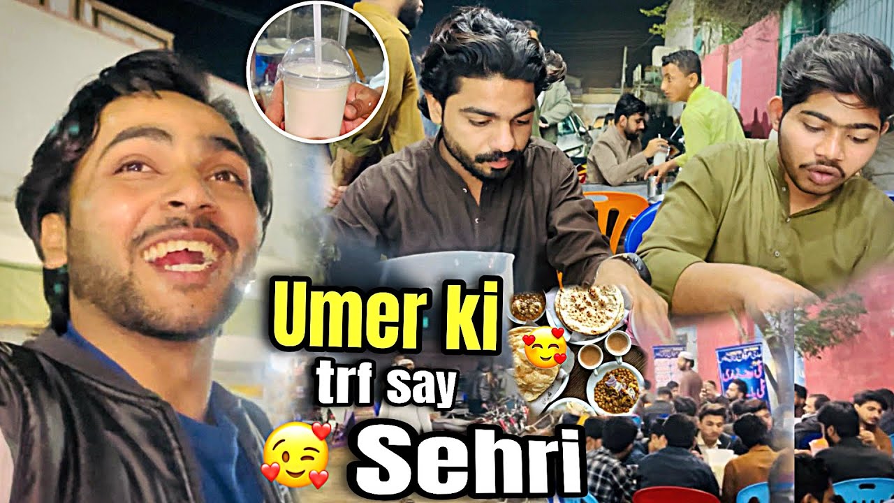 umer bhi ki trf say sehri 🙈🙈❤️riwari muhly ka nashta 😘👀