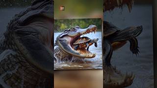 Kya Alligator Turtle Ko Crush Kar Sakte Hain |😲😲| #shorts