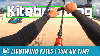 Light Wind Kiteboarding | Should You Choose a 15m or 17m Kite? screenshot 2