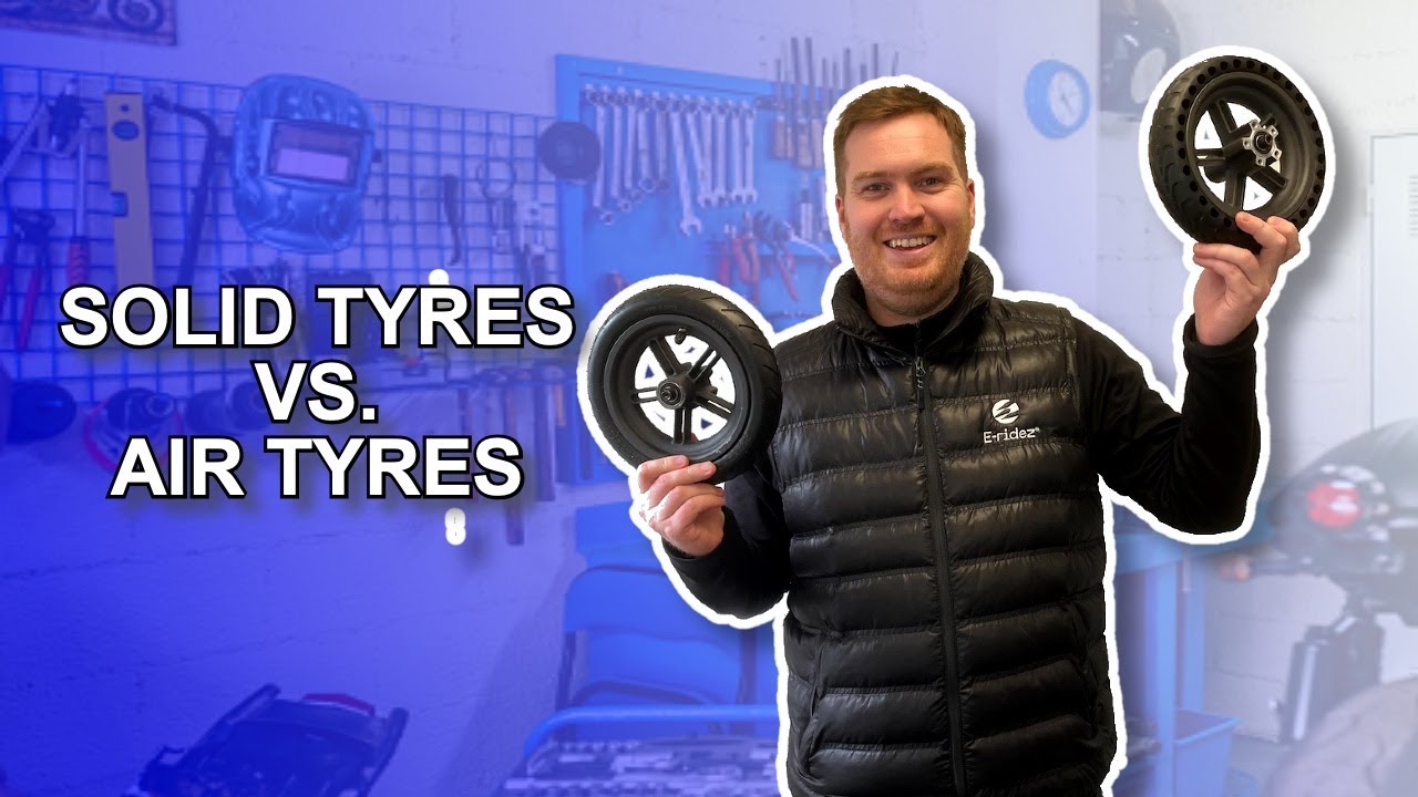 Solid Tyres vs Air Filled Tyres For Electric Scooters ERidez UK E