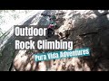 Rock Climbing in North Carolina - Cedar Rock, Pisgah National Forest - Asheville Area