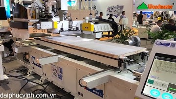 MÁY CẮT 4 CẠNH CỬA CÓ LƯỠI MỒI DÀNH CHO DOANH NGHIỆP CHUYÊN SX CỬA