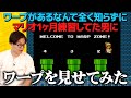 【検証】ワープを知らずにマリオを1ヶ月練習してた男にワープを見せたらどうなるのか？