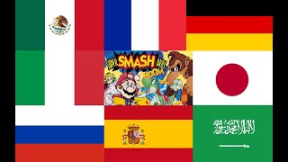 smash bros characters in different languages