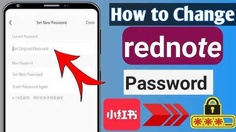 How to Change Rednote Password Full Tutorial 2025 || Set up Rednote Password