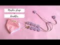 Kalung masker RAJUT 2 in 1 motif bunga simple|| KONEKTOR