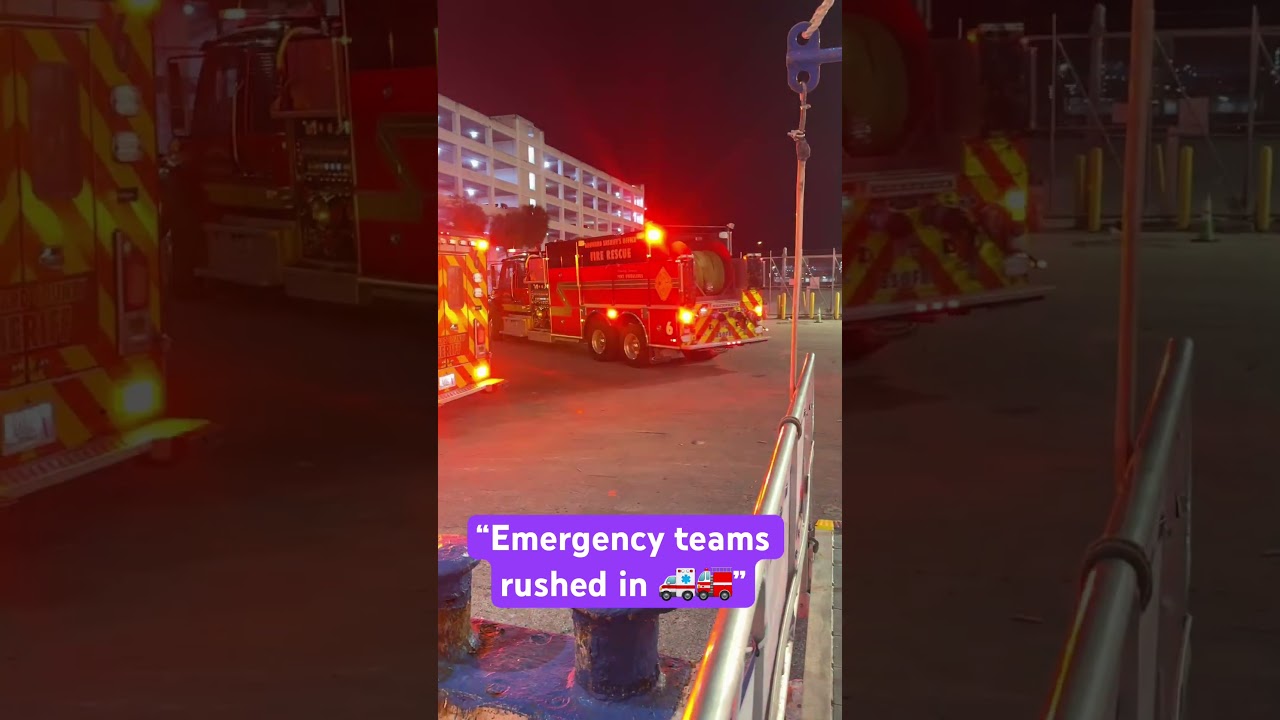 Emergency at Cruise Port 🚨 What Happened as We Docked?