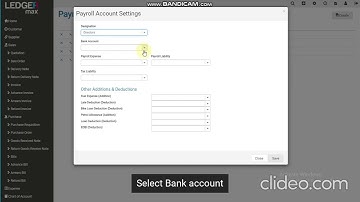 How to add designation and payroll settings in LedgerMax?