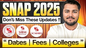 SNAP 2025: Exam Dates, Fees & Top Colleges (Complete Updated Guide!)