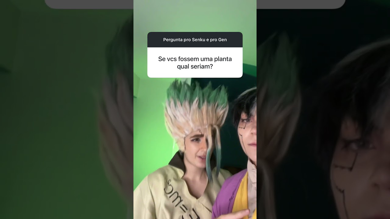 SENKU E GEN RESPONDEM #cosplay #drstone #senku @Nandalorenzine