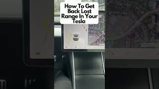 How To Get Back Lost Range In Your #Tesla #shorts