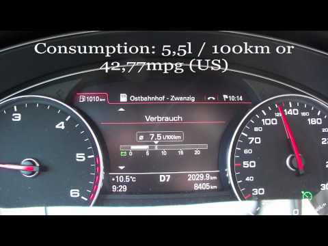 2012 Audi A6 3.0 TDI Quattro Fuel Consumption