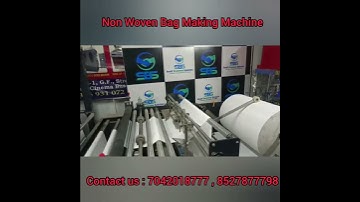 बैग बनाने का बिज़नेस // NonWoven Bag making machine // NonWoven business // Small Business Solution