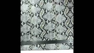snake skin embossed pattern pvc synthetic leather for making bags shoes