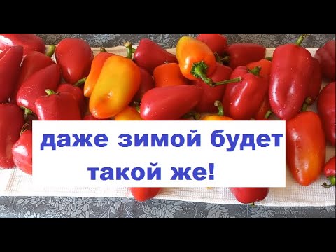 Свежий болгарский перец на зиму. Это так просто!
