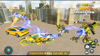 Jet Bike Car, Robot andTransform 3D  2020 Android mobile game|| screenshot 3