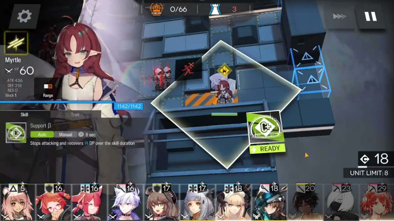 Arknights [M8-8] Secret Ending - Low Level Rarity Squad - Easy Clear Guide/Strategy