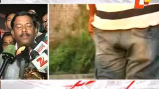 EGGS HURLED AT MINISTER'S CAR