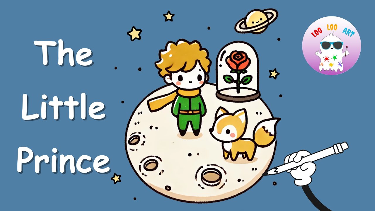 How to Draw The Little Prince | Step-by-Step Drawing Tutorial - YouTube
