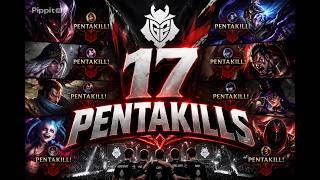 G2’s 17 Pentakills