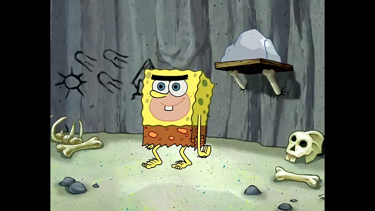 Спанч боб неандерталец картинка