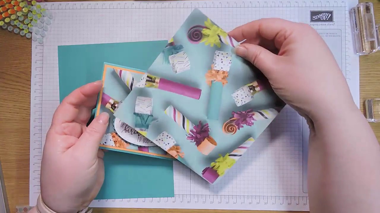 Picture Perfect Birthday   Party Blower Card