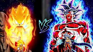 Super Sonic V5 (New) VS Mastered Ultra Instinct Goku in Jump Force Mugen