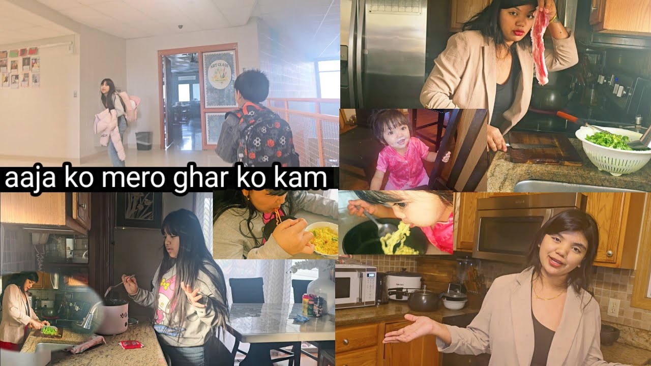 Aaja ko mero ghar ko kam/sophia lai k gareako yestho #sushilamukbangvlog 