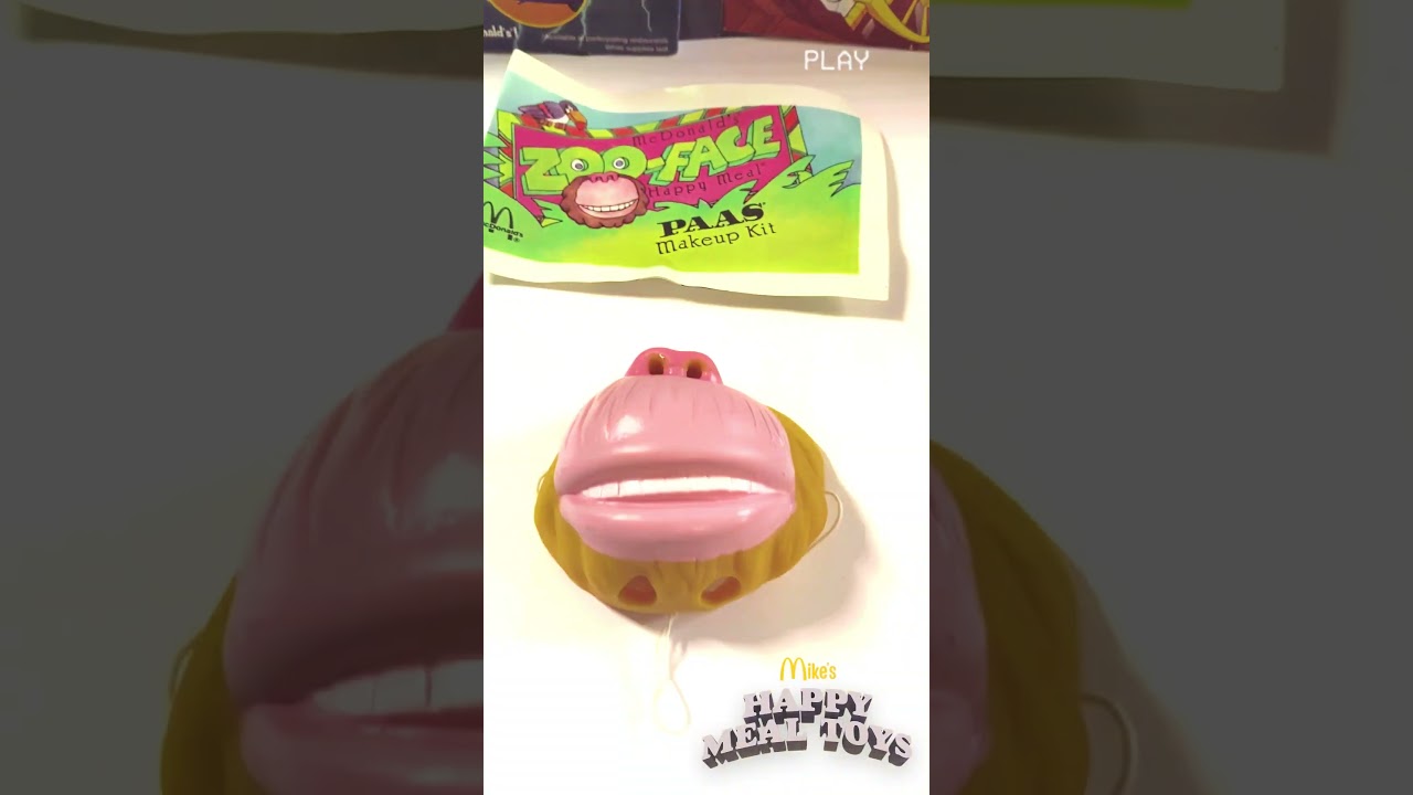 Retro Happy Meal Toys - Zoo-Face 