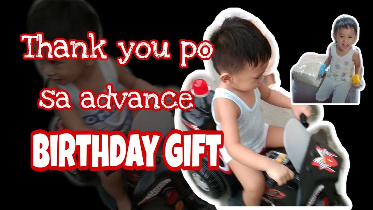 Thank You Po Sa Advance Birthday Gift Marosefernandez Youtube