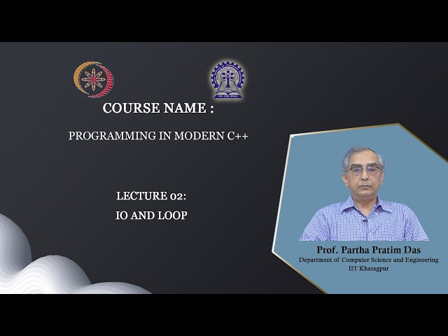 Programs with IO and Loop (Lecture 04) 