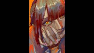 Makima fan art from sketch to final render! #makima  #chainsawman  #speedpaint  #timelapseart