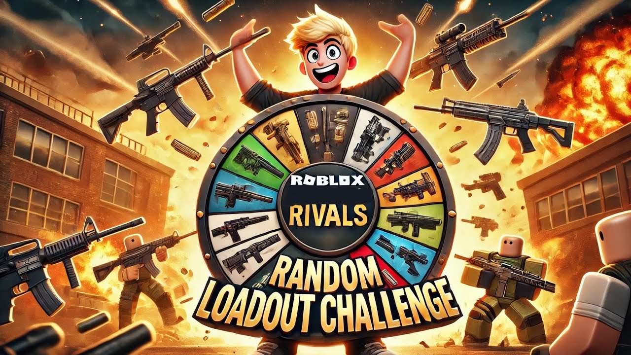 Nick plays Roblox rivals Random loadout challenge! - YouTube