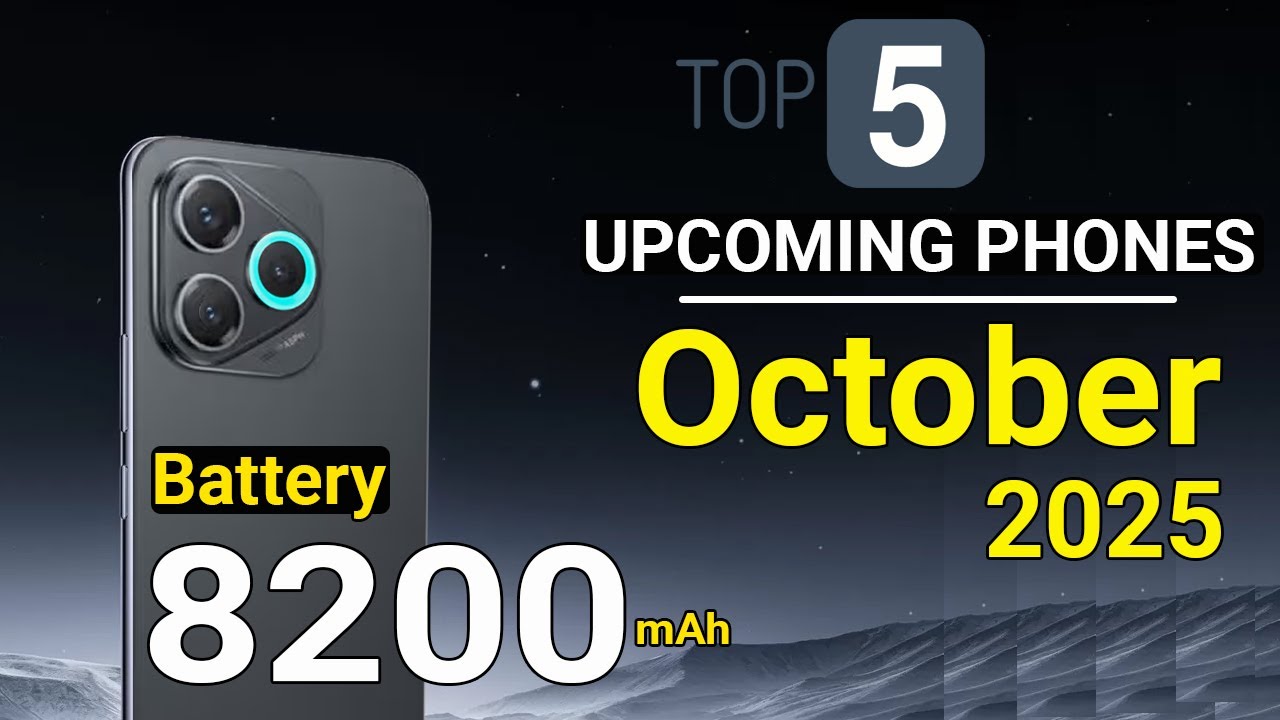 Top 5 UpComing Mobiles October 2025 ! ! Price & Launch Date in india ...