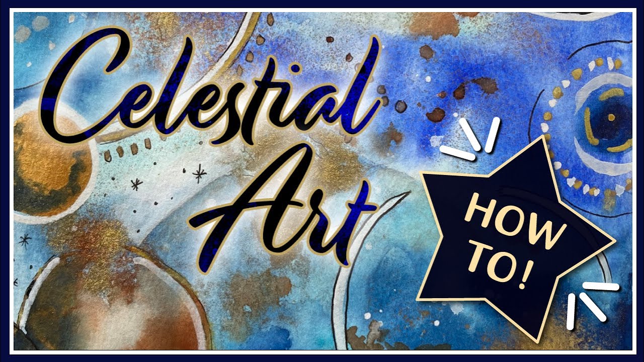 Easy Celestial Watercolour Art Tutorial | Galaxy Painting for