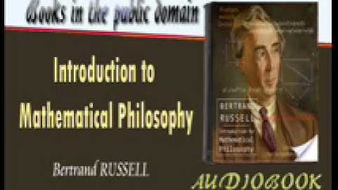 Introduction to Mathematical Philosophy Bertrand RUSSELL Audiobook